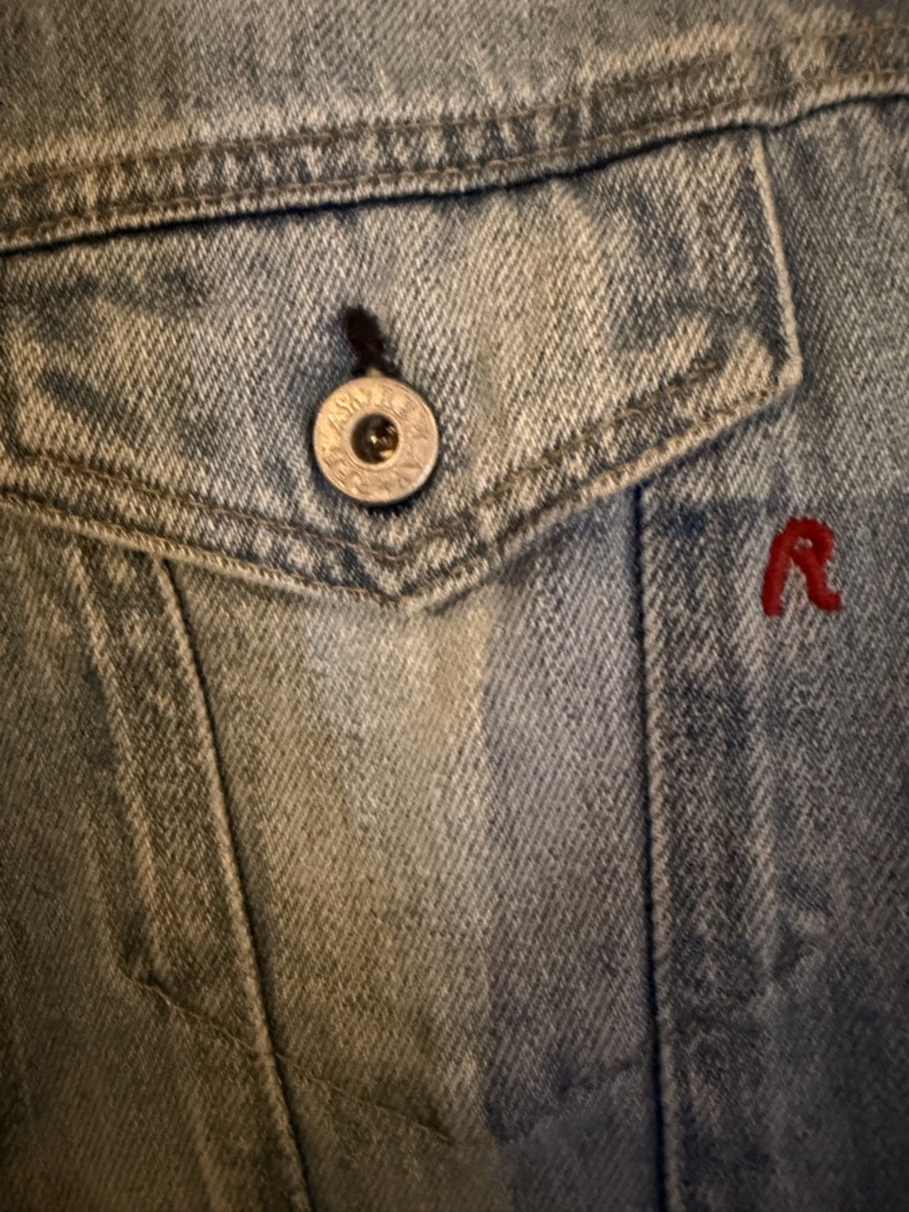 AUTHENTIC VINTAGE REPLAY JEANS MADE IN ITALY DENIM JACKET XS EXCELLENT CONDITION - Picture 6 of 8